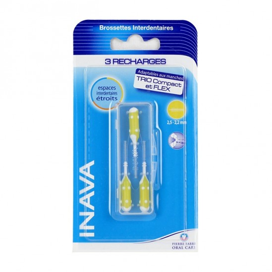 Inava Brossettes 3 Recharges pour Trio Compact