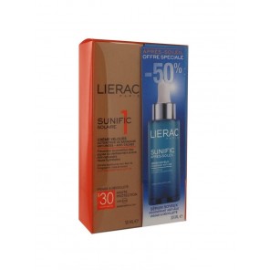 Lierac Sunific Solaire 1 Crème Velours SPF 30 50 ml + Après-Soleil Sérum Soyeux 30ml