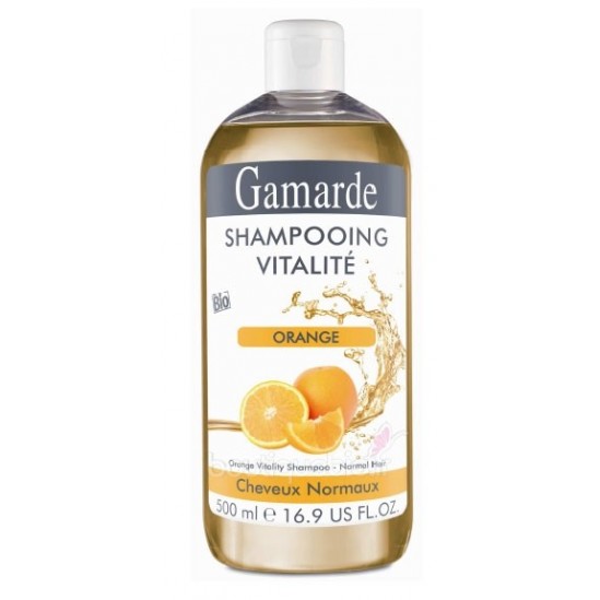 Gamarde Shampooing Vitalité à l'Orange 500ml