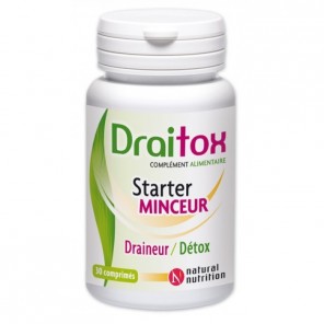 Natural nutrition draitox starter minceur 30 comprimes