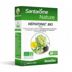 Santarome hépatonic bio 20 ampoules buvables de 10ml