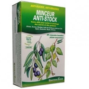 Santarome minceur anti stock bio 20 ampoules 