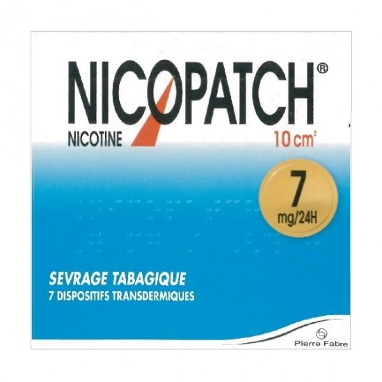 NICOPATCH 7MG/24H DISP TR SACH/7