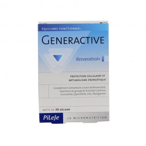 Pileje Generactive Resveratrol + Pileje 30 gélules