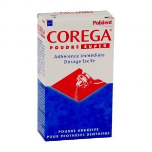 Corega poudre adhésive pour prothèses dentaires 50g