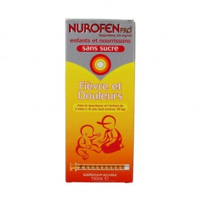 Nurofenpro 20 mg/ml enfants et nourrissons, suspension buvable 150ml