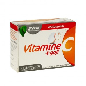 Nutrisante Vitamine C + Goji 24 Comprimés à Croquer