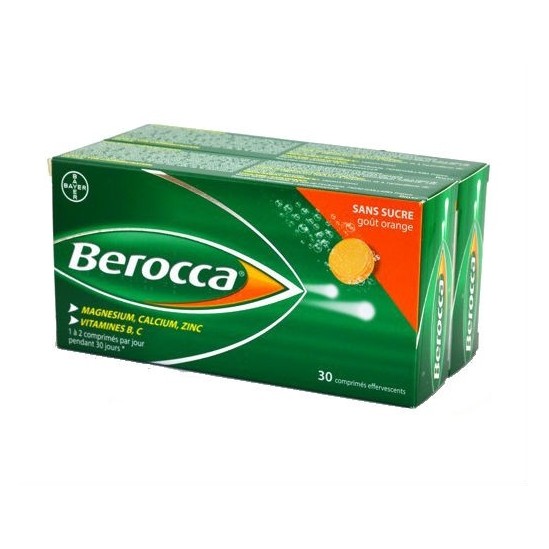 Berocca Comprimé Effervescent 2 x 30 Comprimés