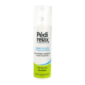 Pédirelax Jambes Fatiguées Et Pieds Echauffés Spray Fraîcheur Instantanée 125 ml