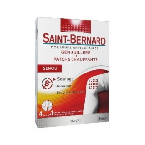 Saint-Bernard Genouillère + Patchs Chauffants Genou 4 Patchs