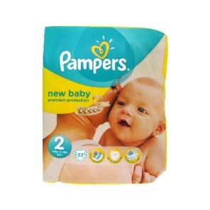 Pampers New Baby 32 Couches Taille 2 (3-6 kg)