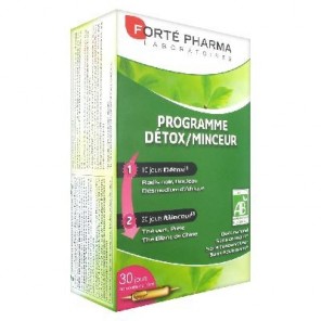 Forté Pharma Programme Détox Minceur 30 Ampoules