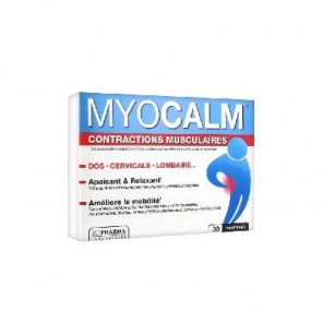 3C Pharma Myocalm Contractions Musculaires 30 Comprimés