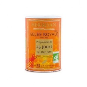 Herbesan gelée royale 1000mg bio pot de 25g