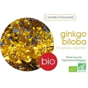 L'Herbôthicaire Ginkgo Biloba Bio 200 gélules