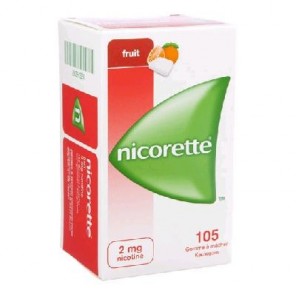 Nicorette 105 Gommes 2mg fruits