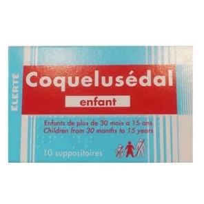 Coquelusedal 10 suppositoires enfant