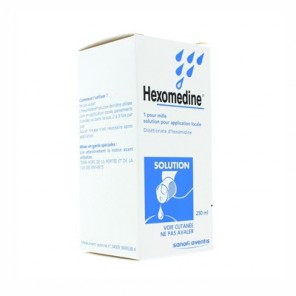 Hexomedine 0,1% Solution 250ml