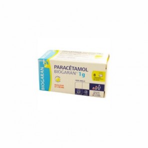 Biogaran Paracétamol 1g 8 comprimés