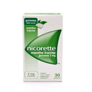 Nicorette gomme à mâcher 2mg 30 gommes