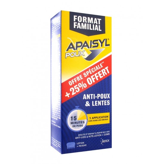 Apaisyl Poux Anti Poux & Lentes 250 ml