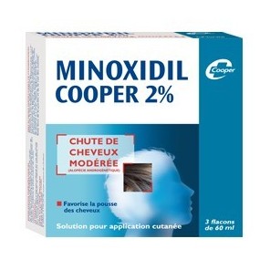 Minoxidil Cooper 2% 3 flacons de 60ml