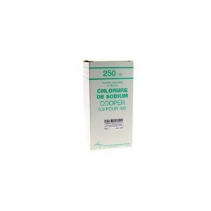 Chlorure de sodium Cooper 0,9% 250ml