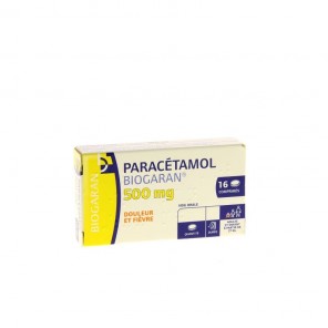 Biogaran Paracétamol  500mg 16 comprimés