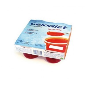 Gelodiet fraise eaux gélifiées 4x120g