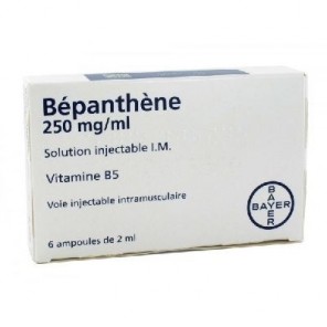 Bépanthène 250 mg/ml  6 ampoules de 2ml