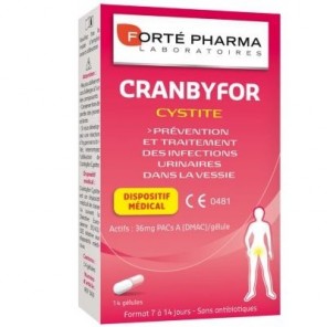 Forté pharma cranbyfor cystite 14 gélules