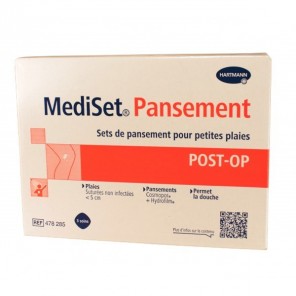 Paul Hartmann Mediset pansements petites plaies post-op x3