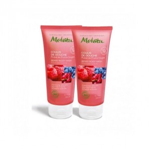 MELVITA DUO COULIS DE DOUCHE FRUITS ROUGES 2X200ML