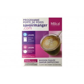 Milical LCD Boisson Chaude Cappuccino 4 sachets