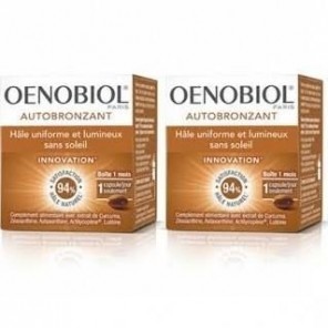 Oenobiol Duo Autobronzant Hâle Uniforme et Lumineux Sans Soleil 2x30 Caps. -50% le second