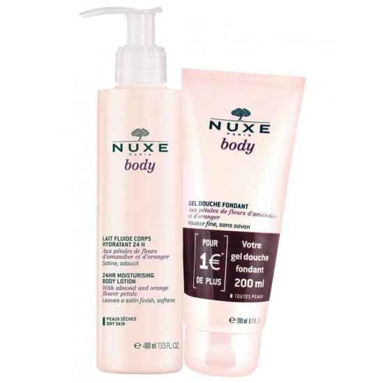 NUXE BODY LAIT HYD 400ML+G/D PR 1€ DE+