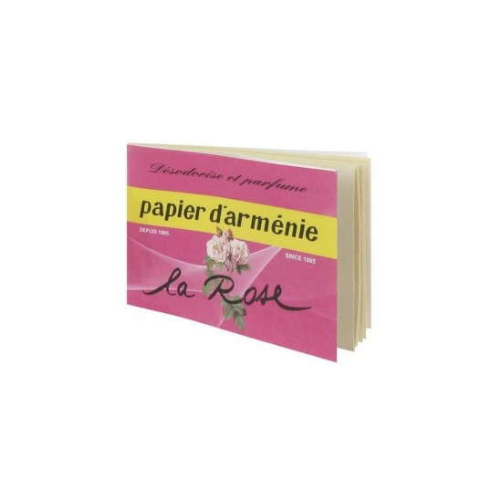 Papier d'Arménie Triple Carnet La Rose