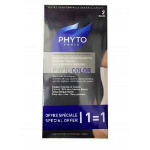 Phytocolor Couleur Soin 2 Brun Kit Duo