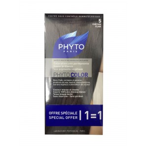 Phytocolor Couleur Soin 5 Chatain Clair Kit Duo