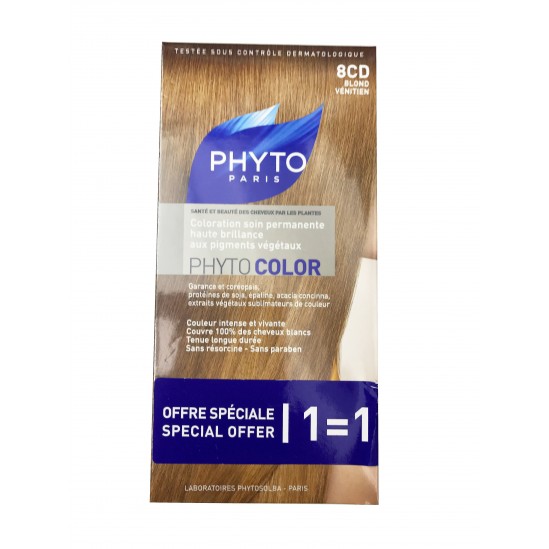 Phytocolor Couleur Soin 8cd Blond Vénitien Kit Duo