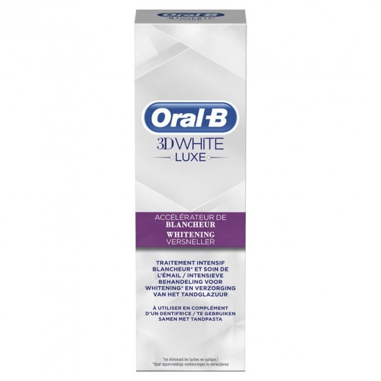 Oral-B 3D White Luxe Accélérateur de Blancheur 75 ml