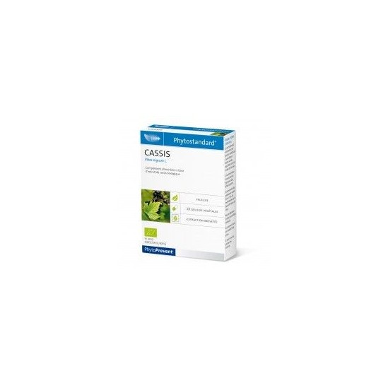 Pileje phytostandard cassis 20 gélules