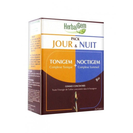 HerbalGem Bio Tonigem 15 ml + Noctigem 15 ml