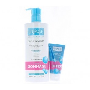  Uriage Crème Lavante 500ml + Gommage Intégral 50ml Offert 