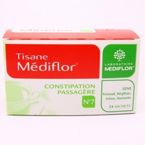 Mediflor tisane n°7 constipation passagère 1.8 g 24 sachets