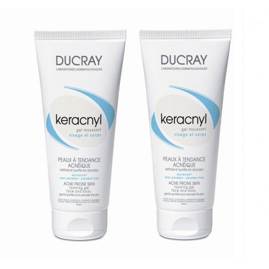 Ducray Duo Gel Moussant Peau Acnéique 200 ml 