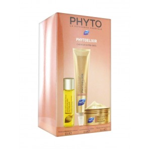 Phytoelixir Coffret Cheveux Utra-secs Masque Nutrition + Crème de Soin Lavante + Huile Subtile 