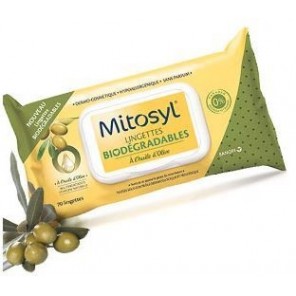 Mitosyl Lingettes à l'Huile d'Olive Biodégradable x70