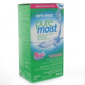 Alcon Opti Free Pure Moist Solution Multi-Fonctions De Decontamination 90 ml 