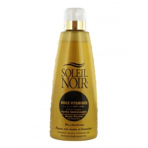 Soleil Noir Huile Vitaminée Ultra Bronzante Sans Filtre 150 ml